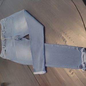 Just USA Frayed Hem Jeans, 30